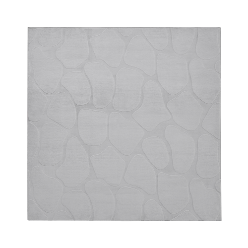 Beliani Rug KAWI Light Grey 160 x 160 cm