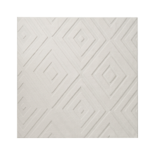 Rug BORAH Off-White 160 x 160 cm