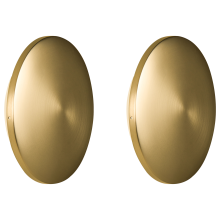 Set of 2 Outdoor LED Wall Lights BUCKIE Brass