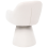 Beliani Dining Chair LIVONIA Chenille Off-White 5