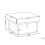Beliani Ottoman BAUCINA Light Beige 3