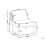 Beliani Garden 1-Seat Section BAUCINA Light Beige 3
