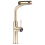Beliani Kitchen Pull Out Tap PEGUCHE Gold 1