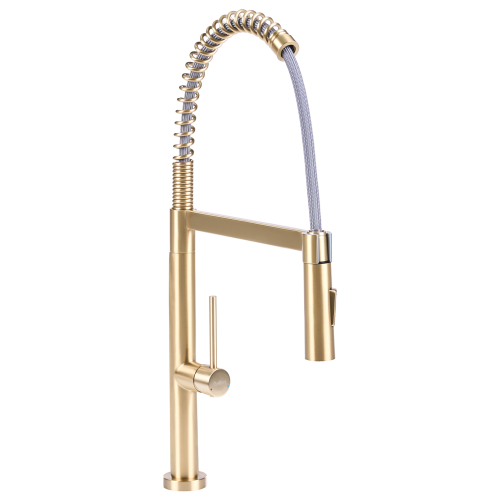 Beliani Kitchen Spring Coil Tap ATCAMA Gold