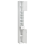 Beliani Bathroom Cabinet CUICOCHA 20 cm White 4