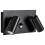 Beliani Outdoor LED Wall Light CASSLEY with Motion Sensor Black 1