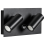 Beliani Outdoor LED Wall Light CASSLEY with Motion Sensor Black 4