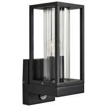 Outdoor Wall Light EBRIE with Motion Sensor Black