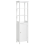 Beliani Bathroom Cabinet FUTALEUFU 40 cm White 1
