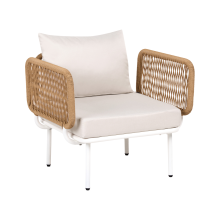 Garden Armchair BAUCINA Light Beige