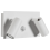 Beliani Outdoor LED Wall Light CASSLEY with Motion Sensor White 1