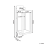 Beliani Outdoor LED Wall Light INVER with Motion Sensor Brown 3