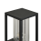 Beliani Outdoor Wall Light EBRIE with Motion Sensor Black 5