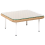 Beliani Coffee Table BAUCINA 60 cm 60 cm Light Brown 1