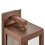 Beliani Outdoor LED Wall Light INVER with Motion Sensor Brown 5