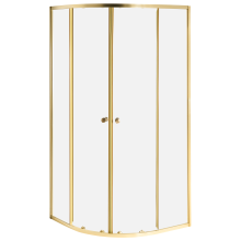 Shower Enclosure ONELLI 900 x 900 x 1900 mm Gold
