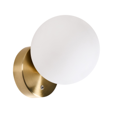 LED Wall Lamp TEIFI with Dimmer Glass White