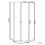 Beliani Shower Enclosure ONELLI 900 x 900 x 1900 mm Silver 3