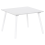 Beliani Kids Table with Chairs MIMILI White 4