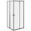 Beliani Shower Enclosure HUAPI 900 x 900 x 1900 mm Black 1