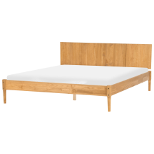 Bed Pine Wood AMBAZAC 180 x 200 cm (EU Super King) Light Brown