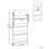 Beliani 4 Tier Bookcase MIMILI 124 cm White 3
