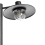 Beliani Outdoor Lamp Post BARALIA Black 5