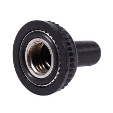 20 x Waterproof Toggle Boot Cap Black Rubber Cover 6mm Diameter