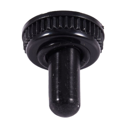 20 x Waterproof Toggle  Boot Cap Black Rubber Cover 6mm Diameter 2