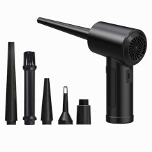 Air Cleaner 68W Compression Blower 51000 RPM Black Powerful Suction Portable Computer Keyboard Multi-Function