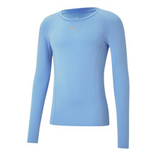 (S, Light Blue) Puma Mens Liga Long-Sleeved T-Shirt