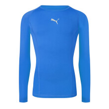 (M, Electric Blue) Puma Mens Liga Long-Sleeved T-Shirt