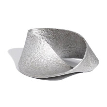 Bague en Argent Sculpture Statue GéOméTrique Ornement en MéTal DéCoration de la Maison Accessoires Miniatures Figurines Affichage Article Cadeau