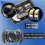 7 Inch Square Daytime Running Light Car Front Headlight DRL High Low  Flood Spotlights LED Work Light for 3