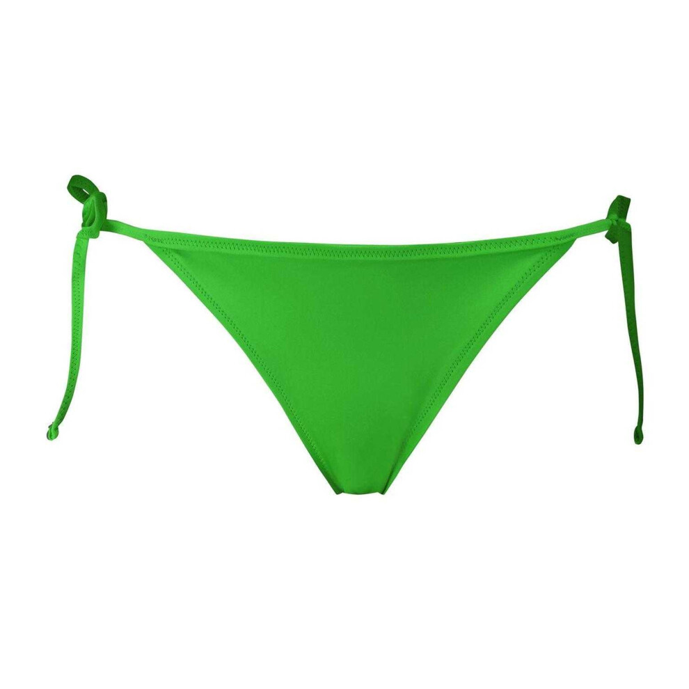 Puma (14 Uk, Bright Green) Womens/Ladies Side Tie Bikini Bottoms