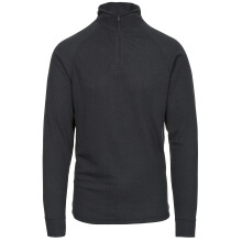 (L, Black) Trespass Adults Unisex Wise360 Quick Dry Base Layer Top