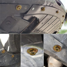 20X Body Bolts U-Nuts Clips Engine Under Cover Undertray Shield Guard Bumper Fenders Liner Push Fastener