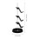 Transparent Tube Controller Stand Adjustable Game Controller Headset Hanger for All Universal Gaming PC Accessories,A 5