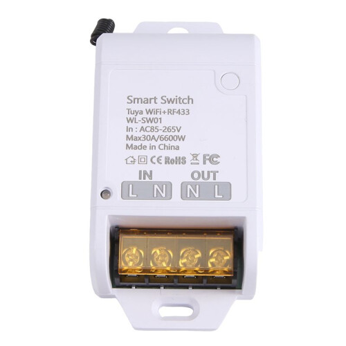 ZigBee Graffiti WiFi   /Off 30A WIFI+RF433 High Power Remote Control Voice Lamp Multifunction