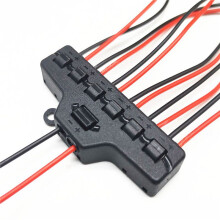 2X 6-Poorten Quick Connect Out-Lijnsplitter Snelle Splitter Out-Lijnsplitter Verlichting LED-Stripmodel Lghts Spoorwegindeling