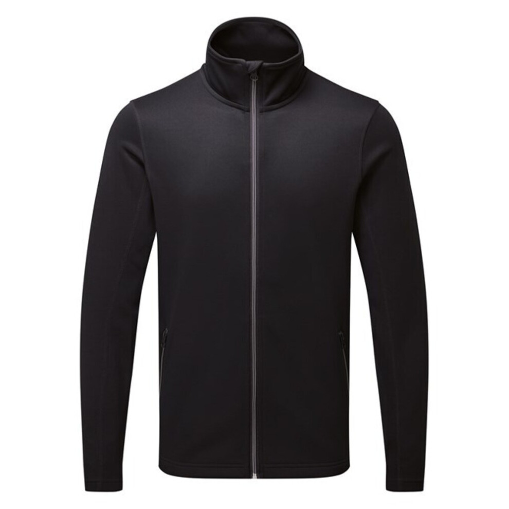 Premier (Xl, Black) Mens Sustainable Zipped Jacket