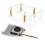 For Raspberry Pi 5 Acrylic Case+Heat Sink with Cooling Fan Transparent Shell Protective Case for Pi 5 1