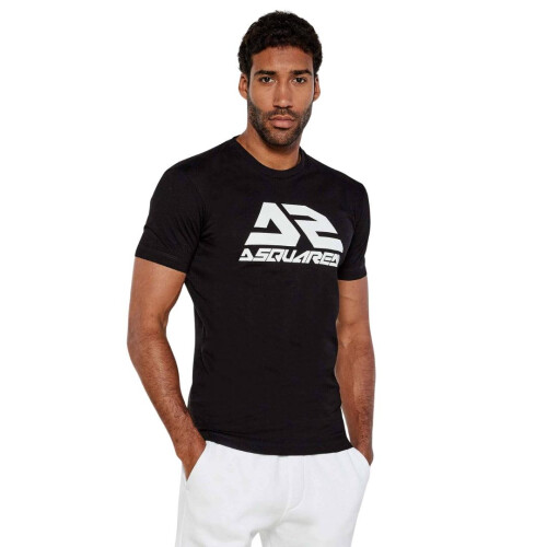 Dsquared2 (S, Black) DSquared2 Mens Bold Logo Cool Fit T-Shirt 1
