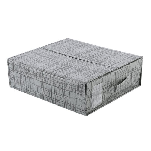 Handheld Fabric Storage Box Folding Clothes Storage Box Household Clothes Bedding Storage Bag Pattern Color 1