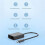For  TV 4K USB Dock Adapter USB C Ethernet USB C to Ethernet Adapter Plug and  Support PD Charging 1