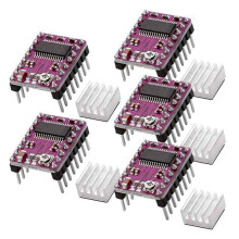 5 StüCk Schrittmotor-Treiberplatine StepStick DRV8825 Schritttreiber-Controller Schrittmotormodul KüHlerküHlköRper