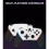 For Android PC 360 Steam TV Box  Wireless  Multifunction Convenient Practical Gamepad, White 4