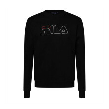 (XL, Black) Fila Mens Jude Crew Neck Sweatshirt