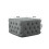 Grey Velvet Tufted Square Footstool 62×62×40cm 6