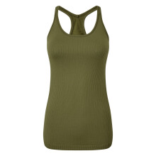 (S, Olive) TriDri Womens/Ladies Seamless 3D Fit Sculpt Vest